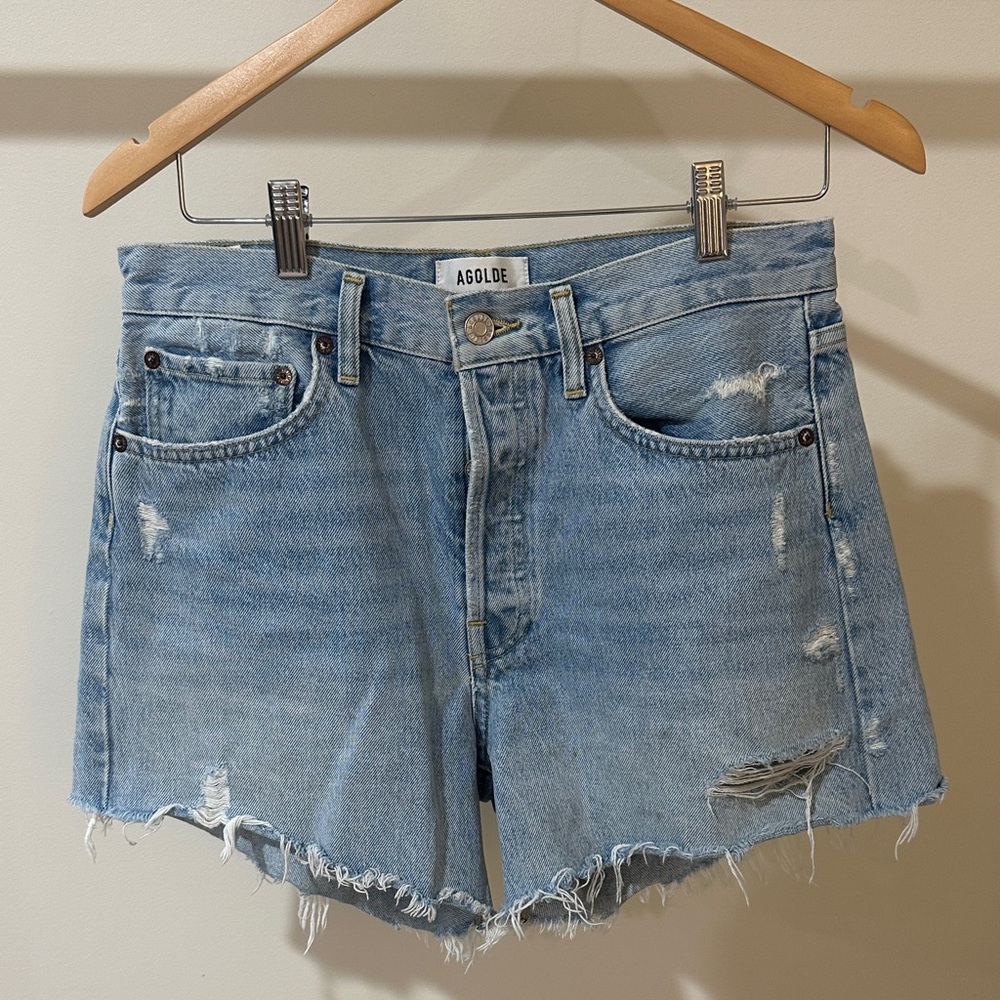 Agolde Parker Long Shorts Size 27